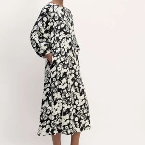 Everlane Linen A-Line Midi Dress